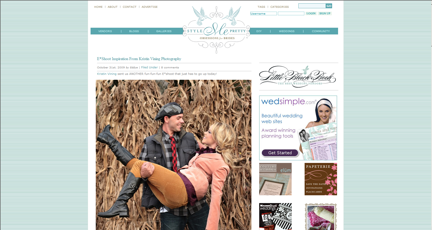 MICHELLE + JOE | FEATURED ON STYLE ME PRETTY