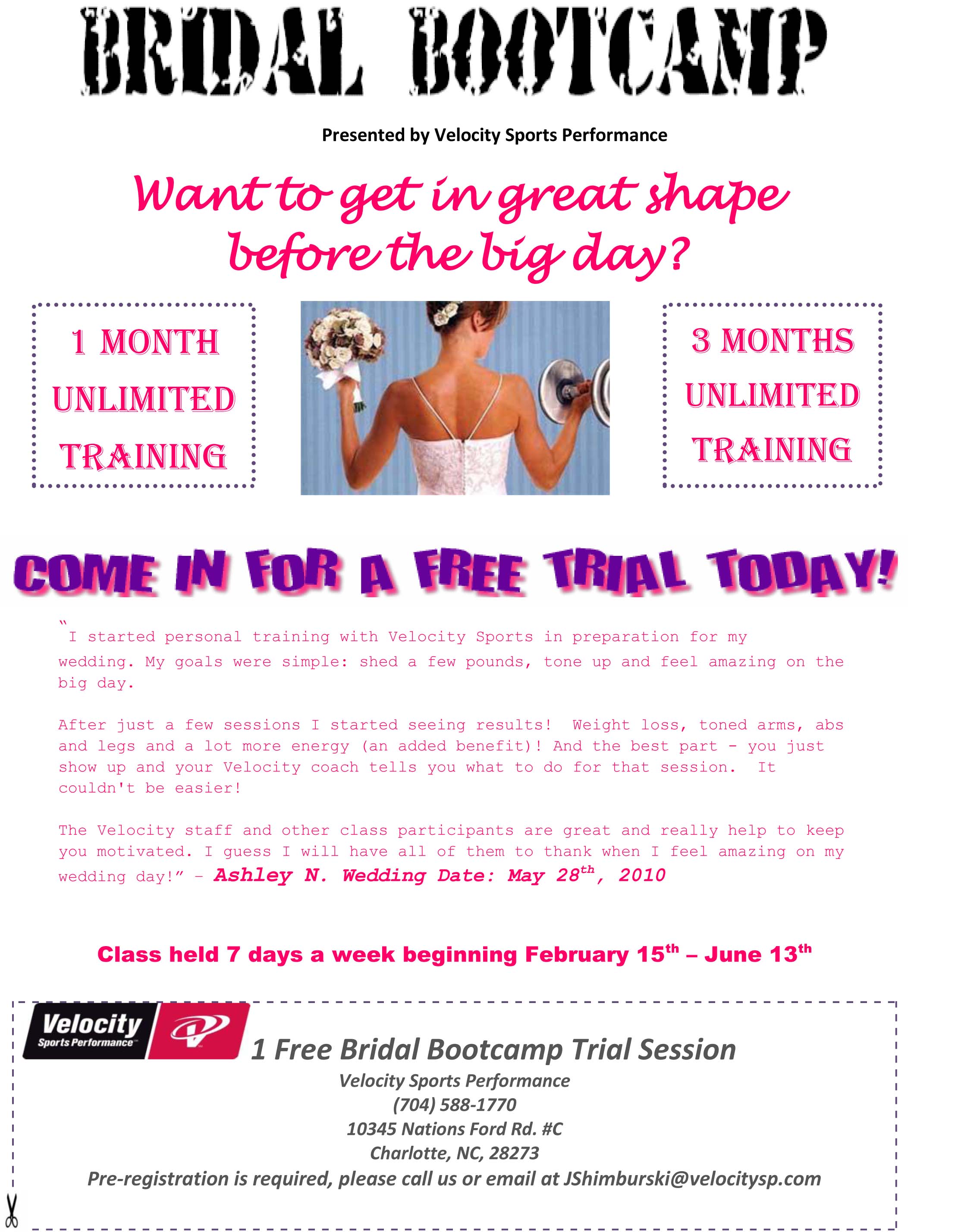 Bridal Bootcamp