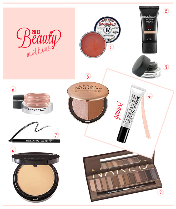 2013 BEAUTY MUST HAVES