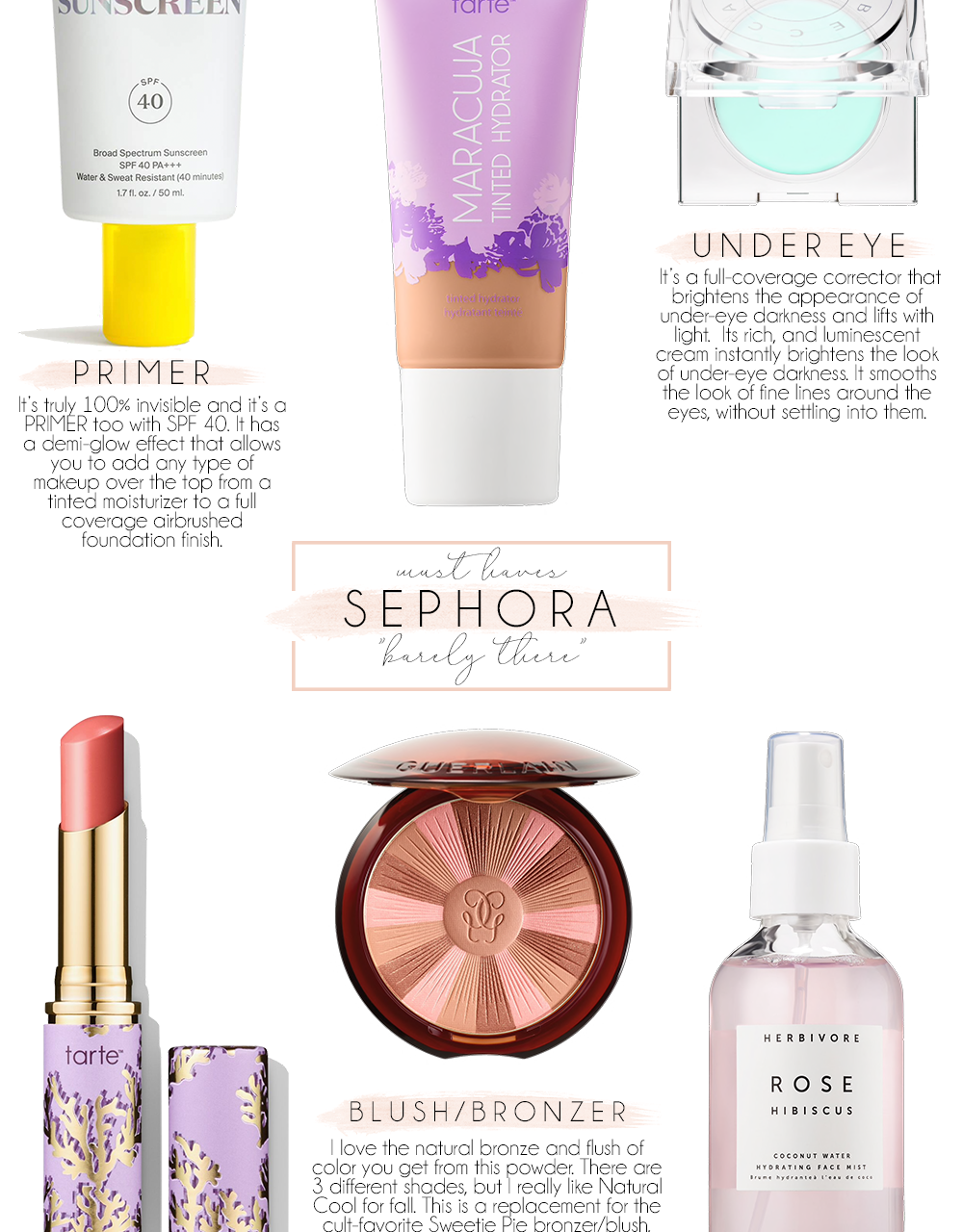 Sephora Holiday Savings (the abbreviated version)