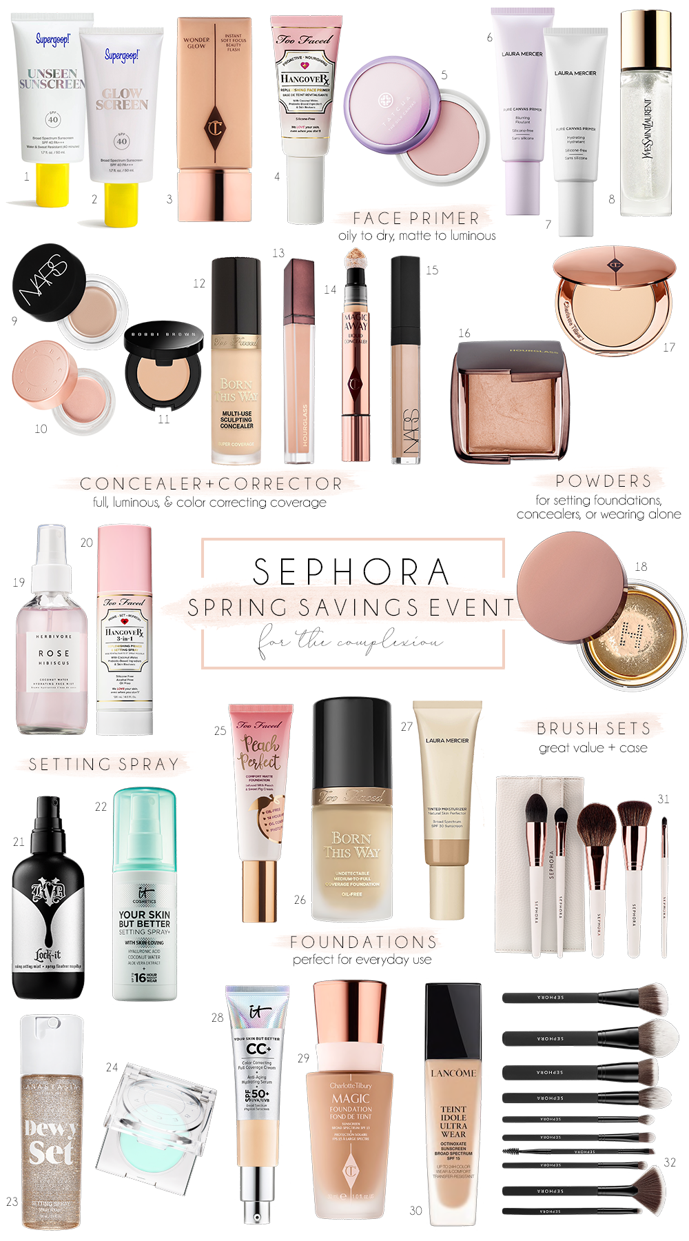 Sephora Spring Savings Event - Lindsey Regan Thorne