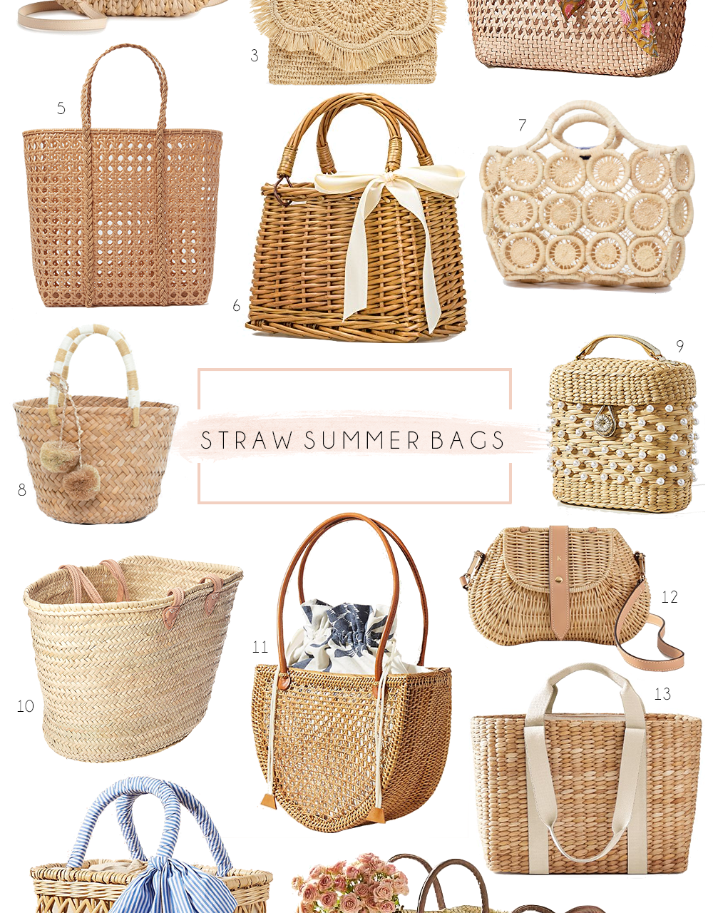 Straw Summer Bags