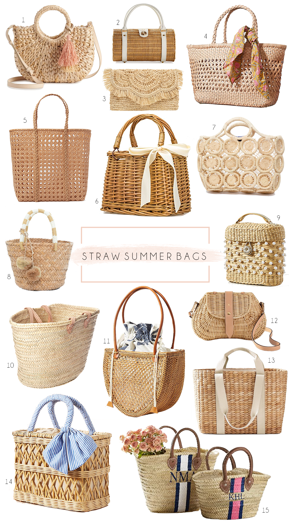 Straw Summer Bags - Lindsey Regan Thorne