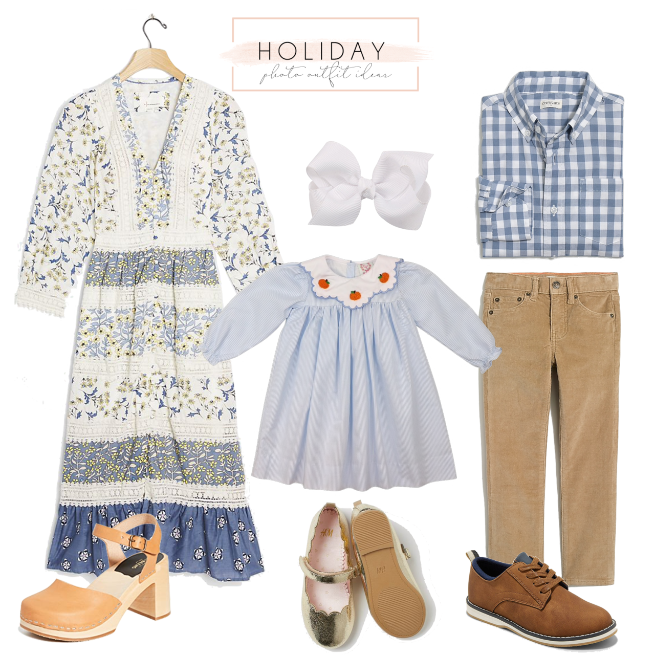 Family Holiday Photo Outfit Ideas