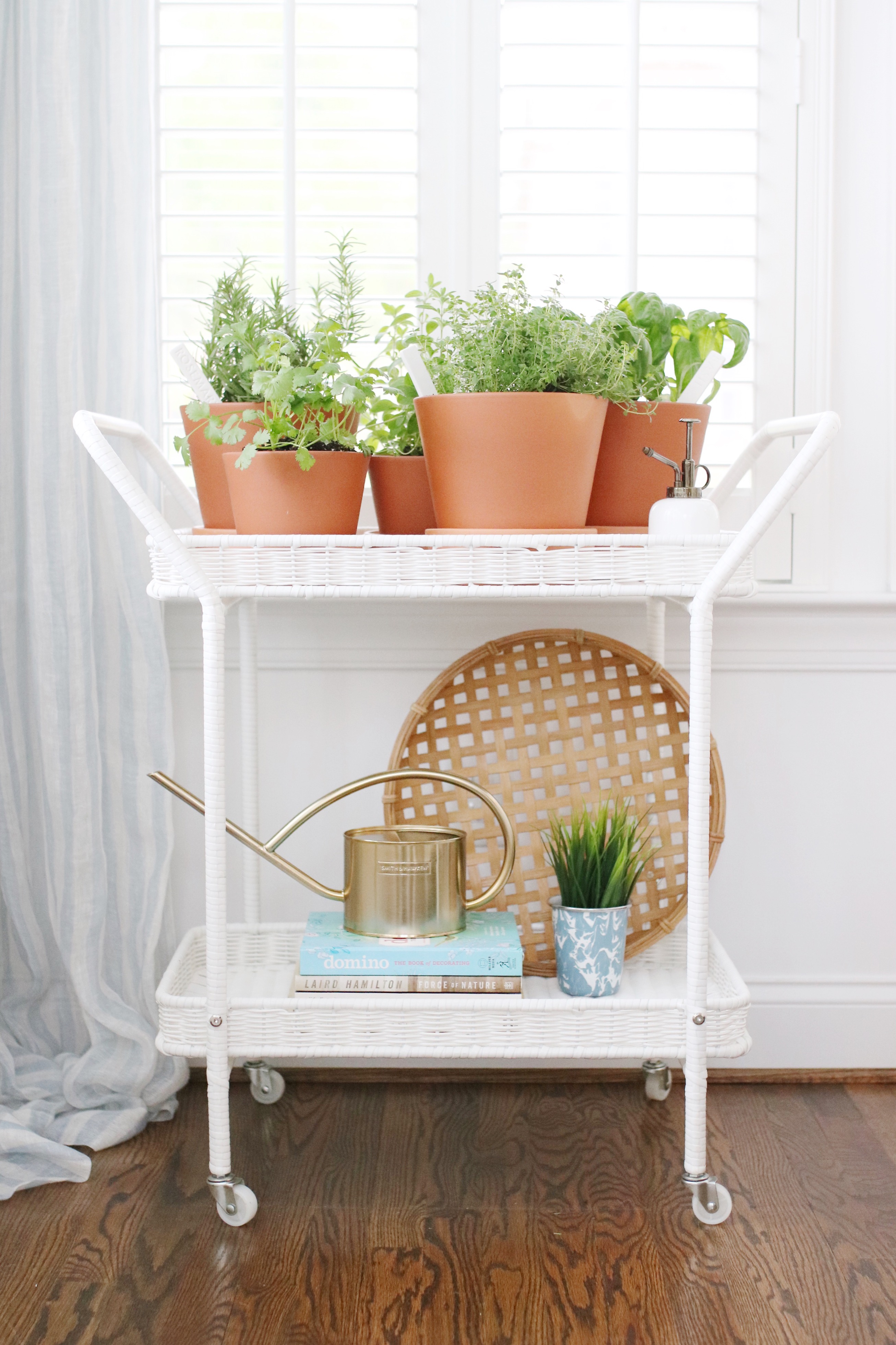 Indoor Herb Garden Cart