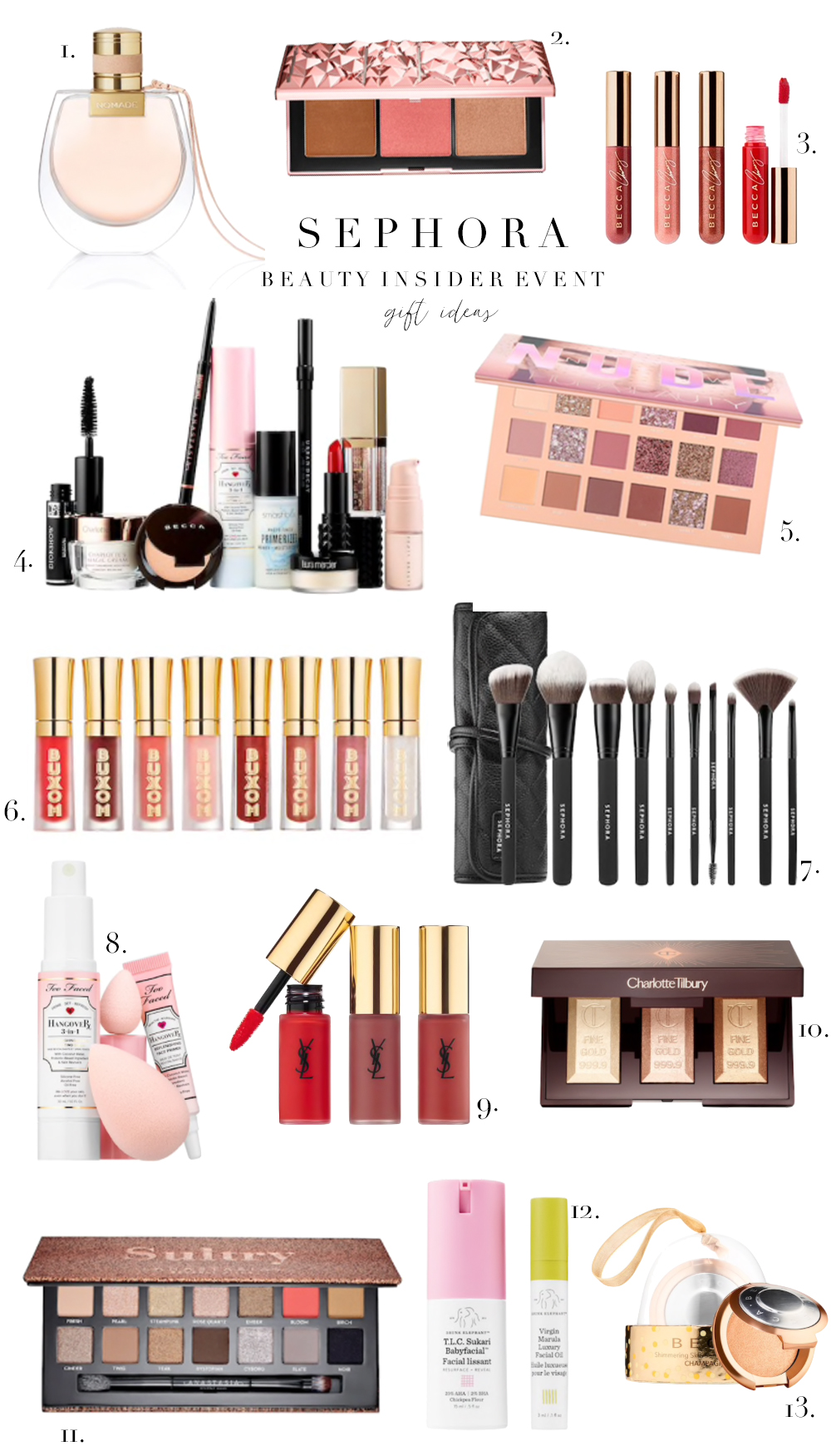 Sephora Holiday Beauty Insider Event